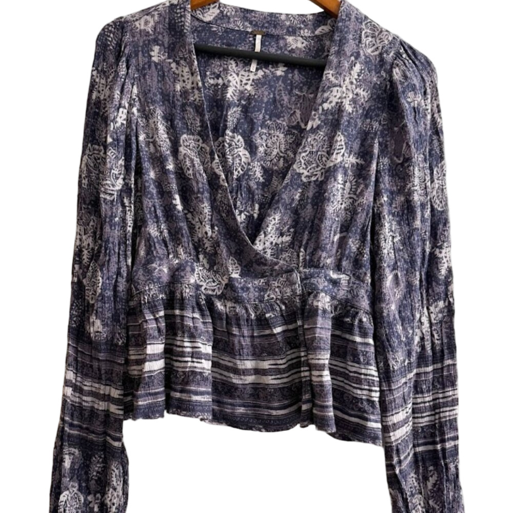 Free People Wrap Top Size Medium